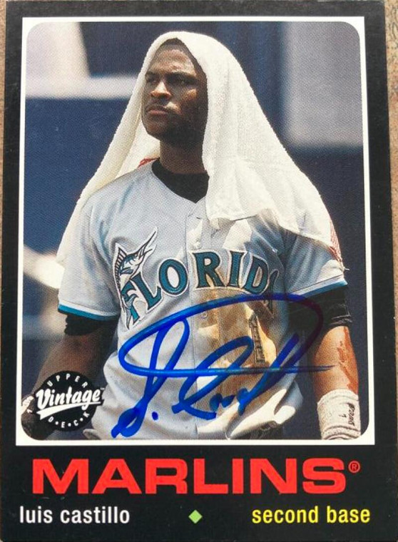 Luis Castillo Autographed 2002 Upper Deck Vintage #211