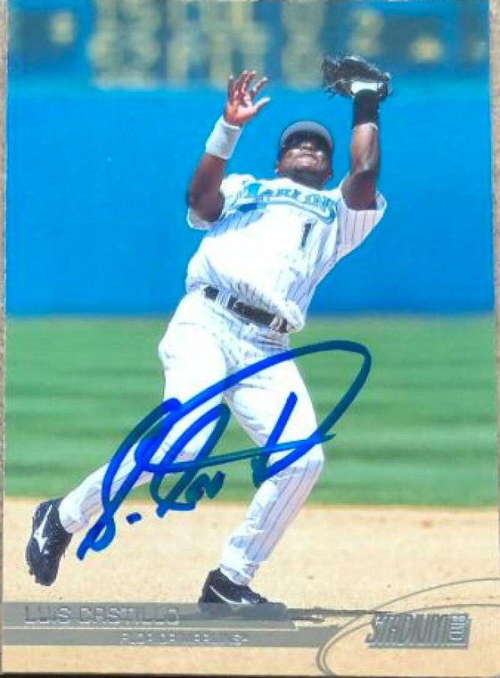 Luis Castillo Autographed 2003 Stadium Club #43