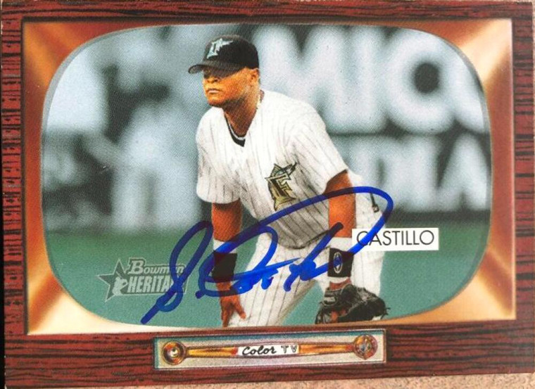 Luis Castillo Autographed 2004 Bowman Heritage #203