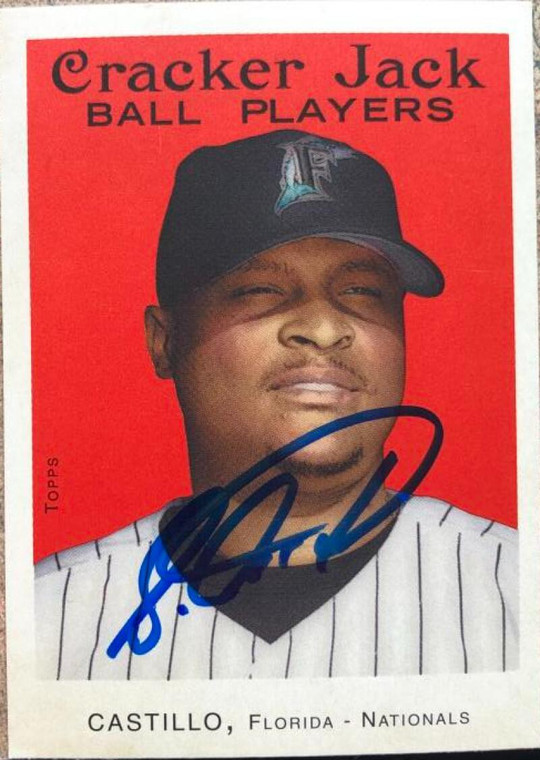 Luis Castillo Autographed 2004 Topps Cracker Jack #221