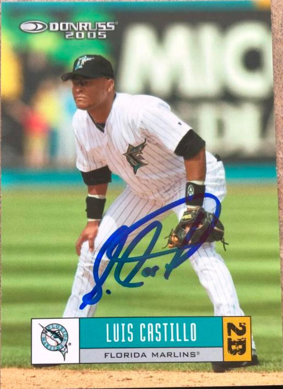 Luis Castillo Autographed 2005 Donruss #196