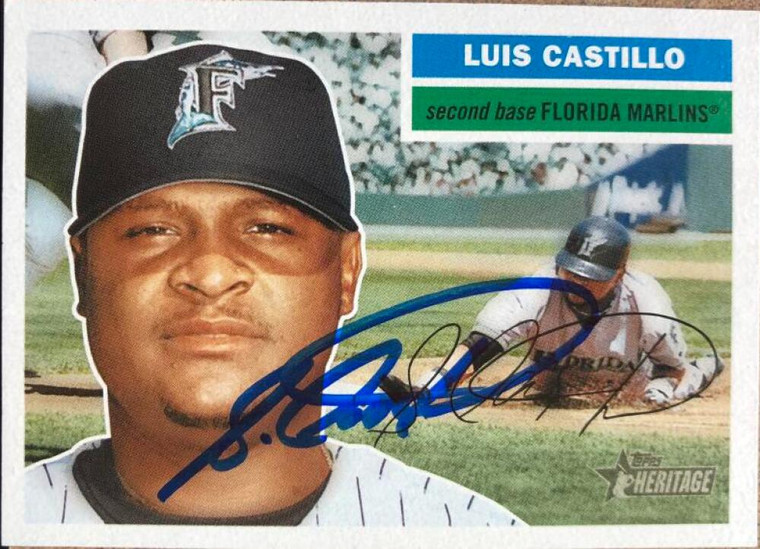 Luis Castillo Autographed 2005 Topps Heritage #211