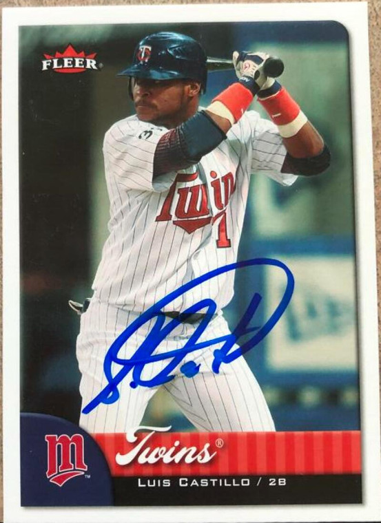 Luis Castillo Autographed 2007 Fleer #146