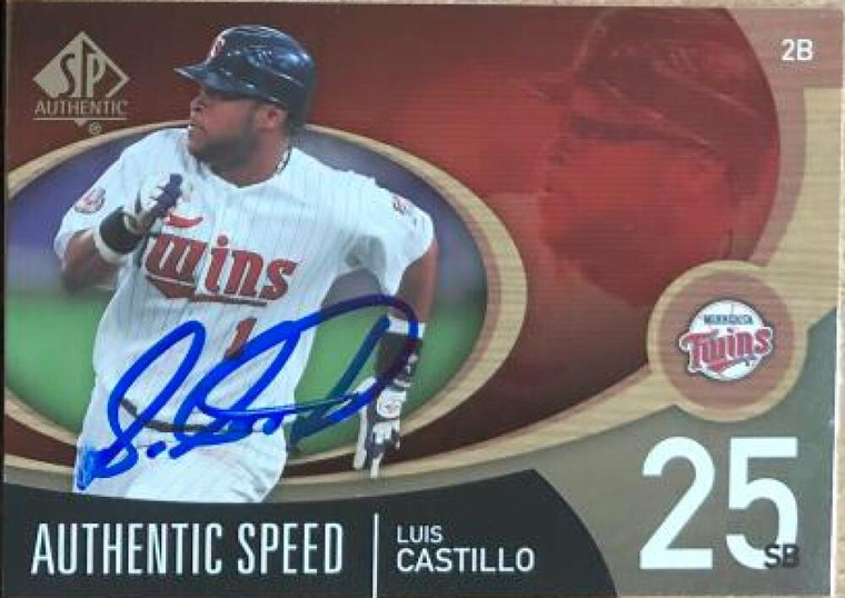 Luis Castillo Autographed 2007 SP Authentic - Authentic Speed #AS-34