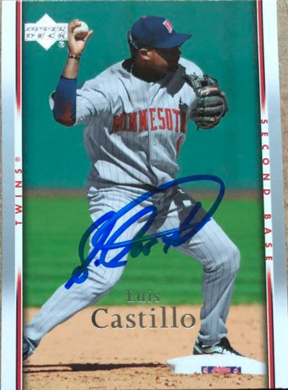 Luis Castillo Autographed 2007 Upper Deck #151