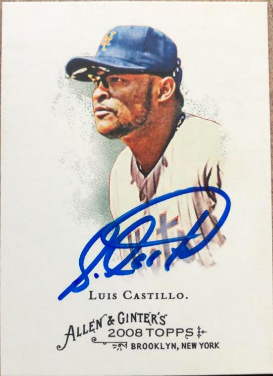 Luis Castillo Autographed 2008 Topps Allen & Ginter #331