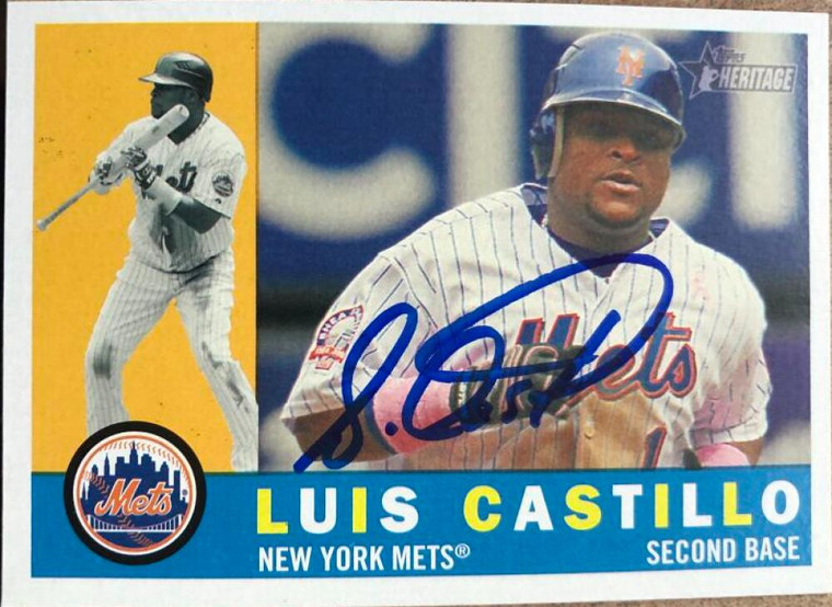 Luis Castillo Autographed 2009 Topps Heritage #256