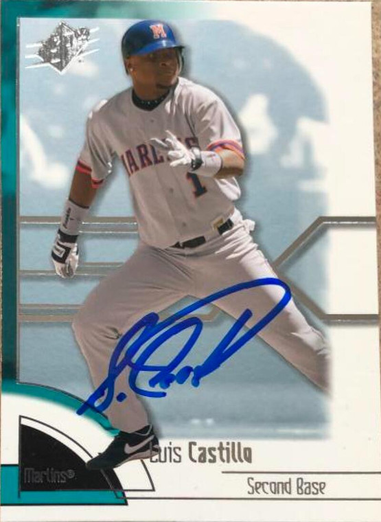 Luis Castillo Autographed 2002 SPx #200