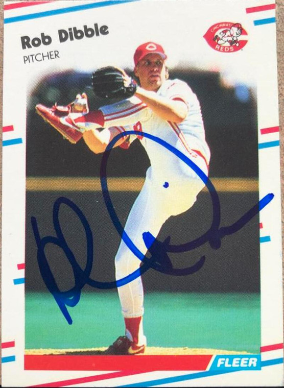 Rob Dibble Autographed 1988 Fleer Update #U-83