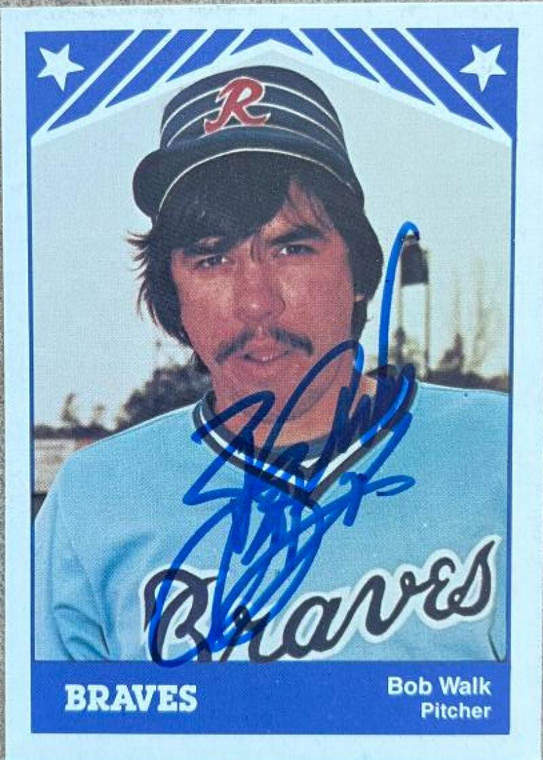 Bob Walk Autographed 1983 Richmond Braves TCMA #10