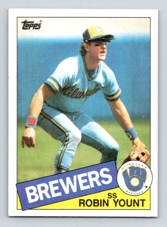 1985 Topps #340 Robin Yount VG Milwaukee Brewers 