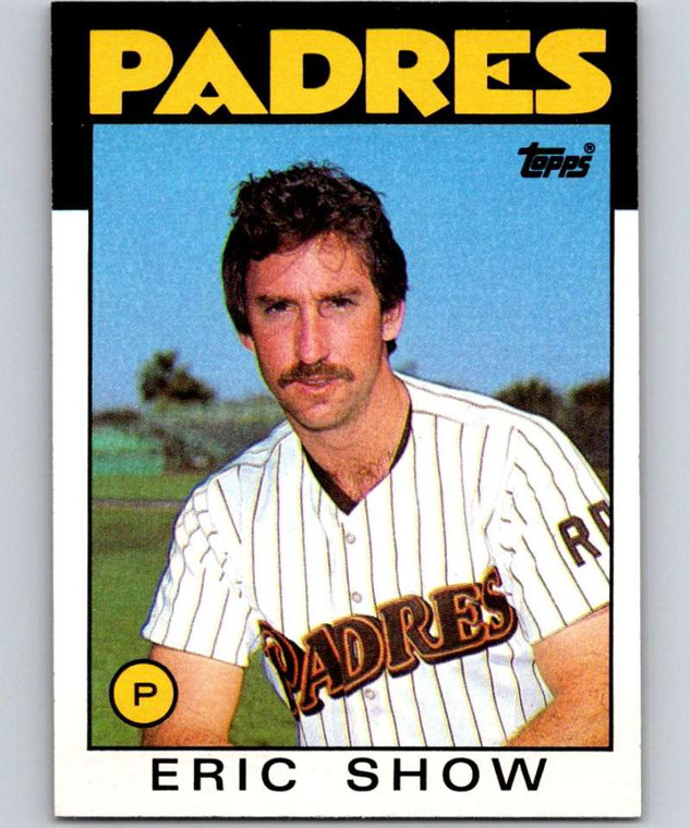 1986 Topps #762 Eric Show VG San Diego Padres 