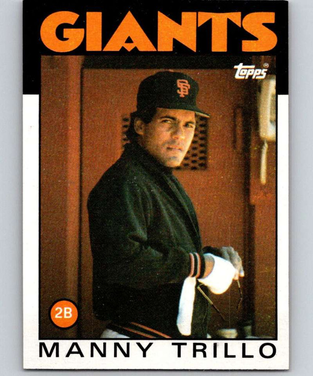 1986 Topps #655 Manny Trillo VG San Francisco Giants 