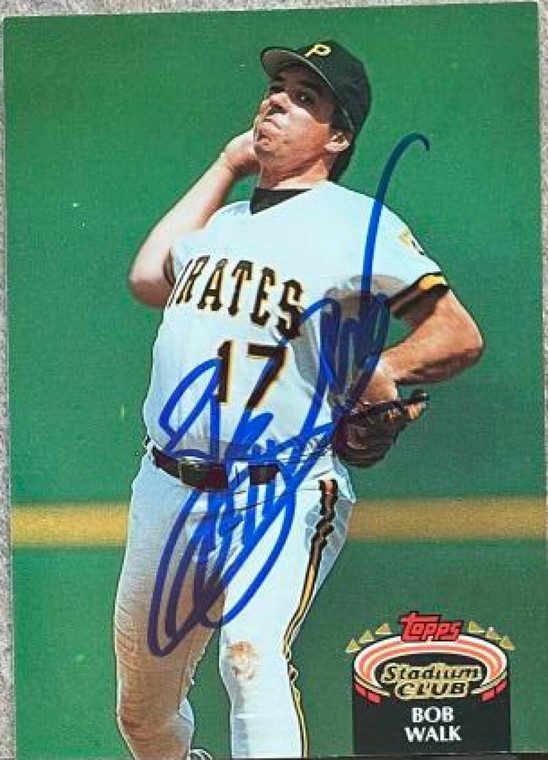 Bob Walk Autographed 1992 Stadium Club #746