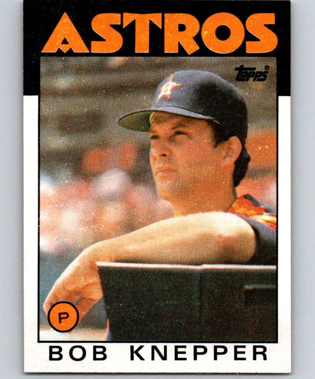 1986 Topps #590 Bob Knepper VG Houston Astros 