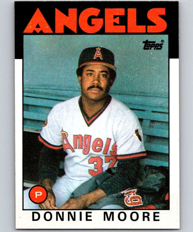 1986 Topps #345 Donnie Moore VG California Angels 