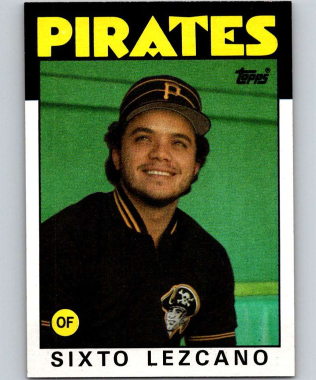 1986 Topps #278 Sixto Lezcano VG Pittsburgh Pirates 