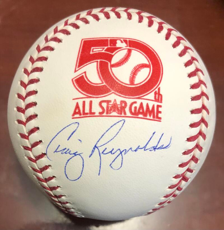 Craig Reynolds Autographed 1979 All-Star Game Baseball TOUGH SIGNATURE