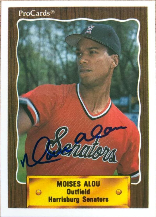 Moises Alou Autographed 1990 CMC #790