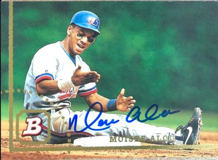 Moises Alou Autographed 1994 Bowman #116