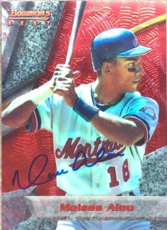 Moises Alou Autographed 1994 Bowman's Best #52