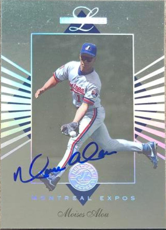 Moises Alou Autographed 1994 Leaf Limited #123