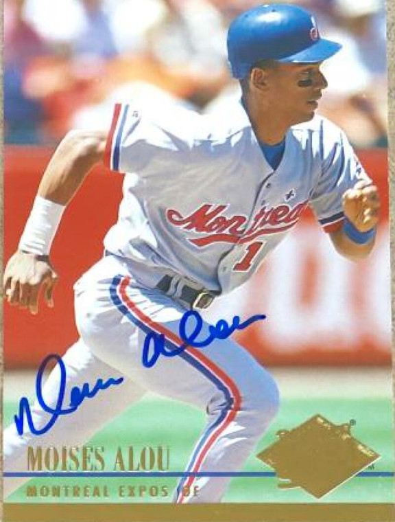 Moises Alou Autographed 1994 Fleer Ultra #222