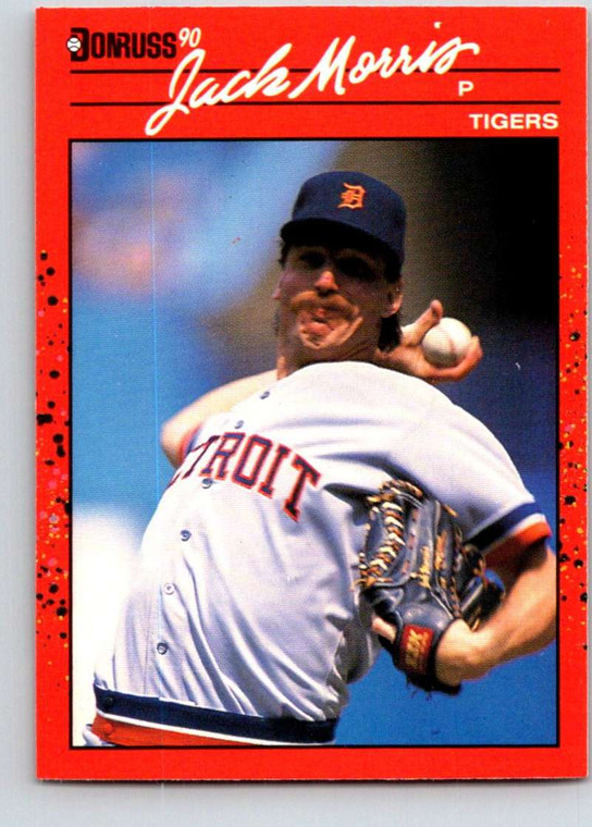 1990 Donruss #639a Jack Morris ERR NM-MT Detroit Tigers 