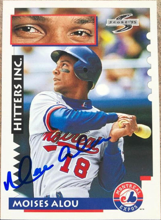 Moises Alou Autographed 1995 Score #572