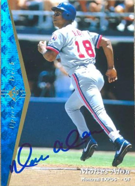 SOLD 120752 Moises Alou Autographed 1995 SP #78