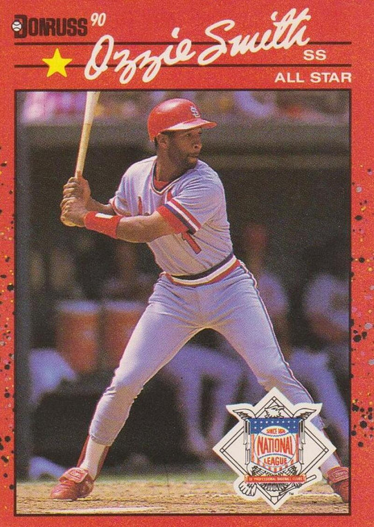 1990 Donruss #710b Ozzie Smith AS NM-MT St. Louis Cardinals 