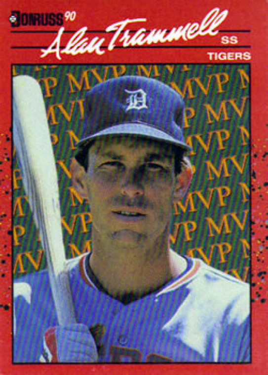 1990 Donruss Bonus MVPs #BC-26 Alan Trammell NM-MT  Detroit Tigers 