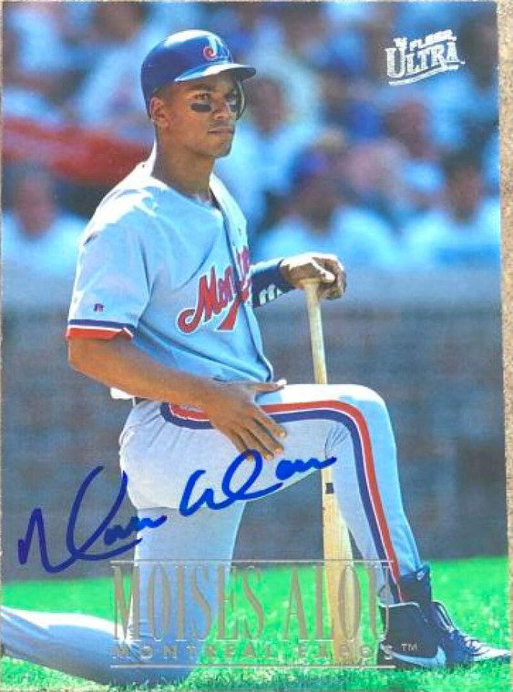 Moises Alou Autographed 1996 Fleer Ultra #228