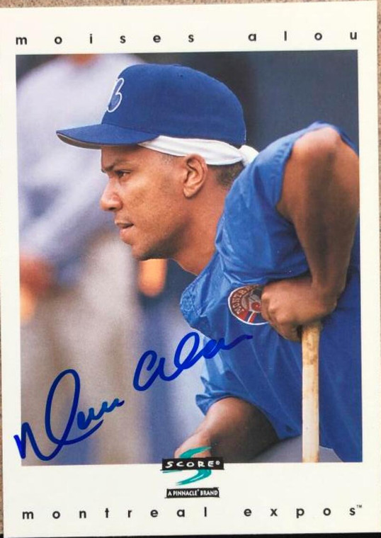 Moises Alou Autographed 1997 Score #47