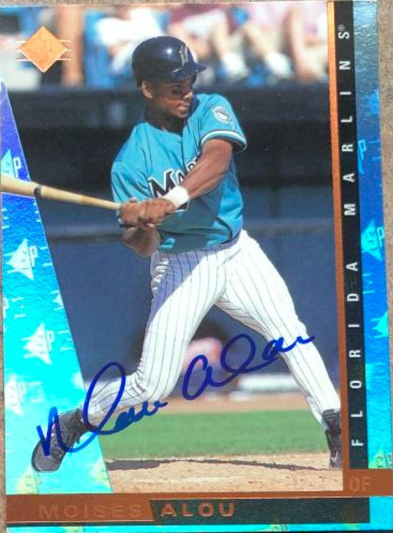 Moises Alou Autographed 1997 SP #76