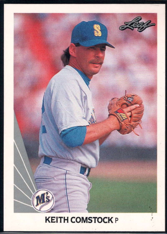 1990 Leaf #522 Keith Comstock VG Seattle Mariners 