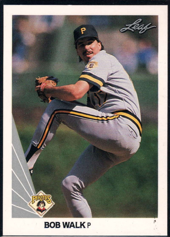1990 Leaf #64 Bob Walk VG Pittsburgh Pirates 