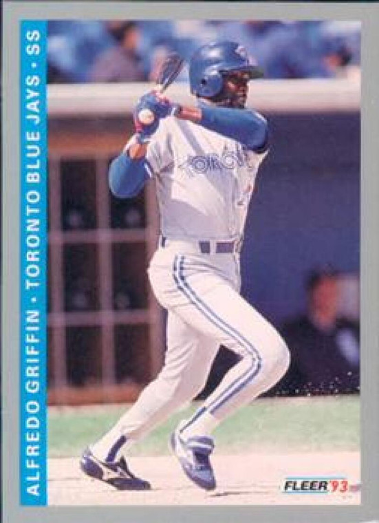 1993 Fleer #692 Alfredo Griffin VG Toronto Blue Jays 