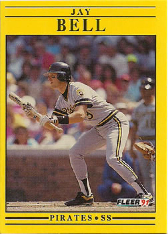 1991 Fleer #31 Jay Bell VG Pittsburgh Pirates 