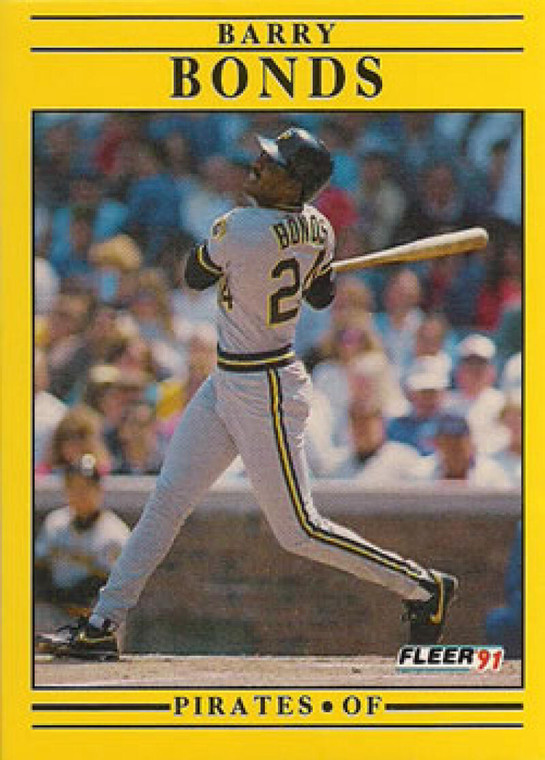 1991 Fleer #33 Barry Bonds VG Pittsburgh Pirates 