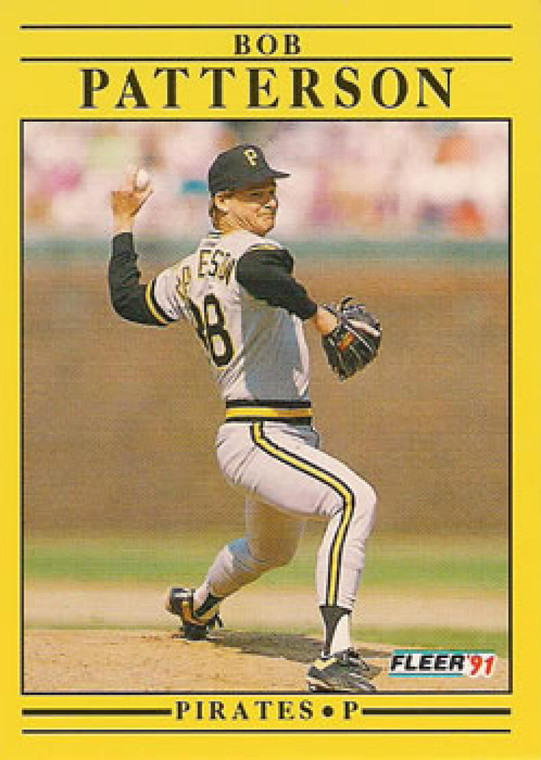 1991 Fleer #45 Bob Patterson VG Pittsburgh Pirates 