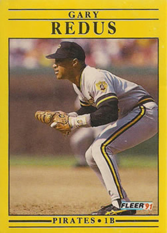 1991 Fleer #47 Gary Redus VG Pittsburgh Pirates 