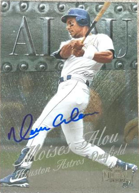 Moises Alou Autographed 1999 Metal Universe #173