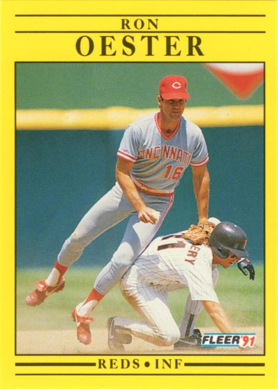 1991 Fleer #74 Ron Oester VG Cincinnati Reds 