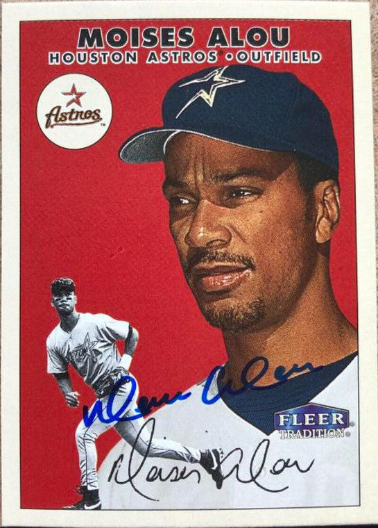 Moises Alou Autographed 2000 Fleer Tradition #360