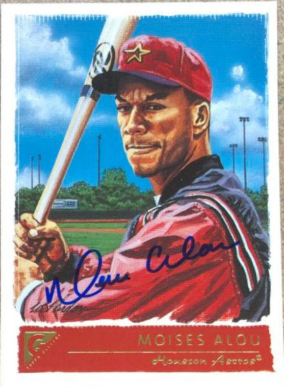 Moises Alou Autographed 2001 Topps Gallery #67