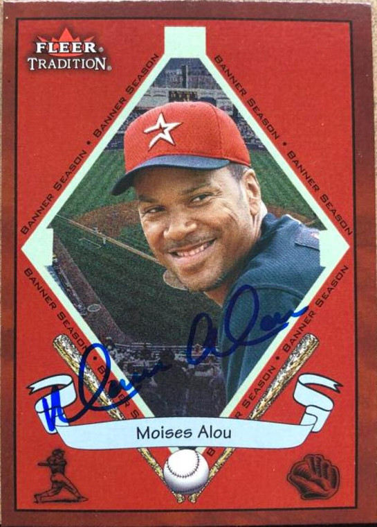 Moises Alou Autographed 2002 Fleer Tradition #476