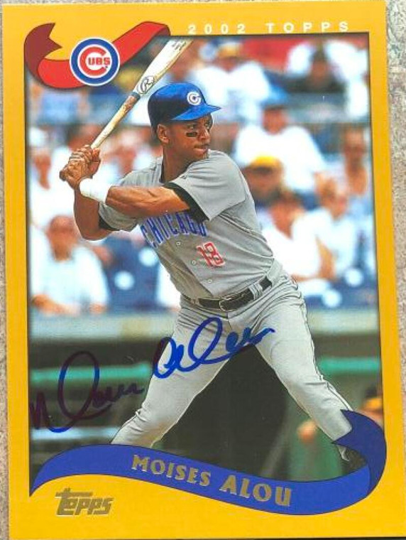 Moises Alou Autographed 2002 Topps #370