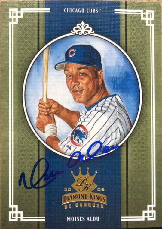 Moises Alou Autographed 2005 Donruss Diamond Kings #54