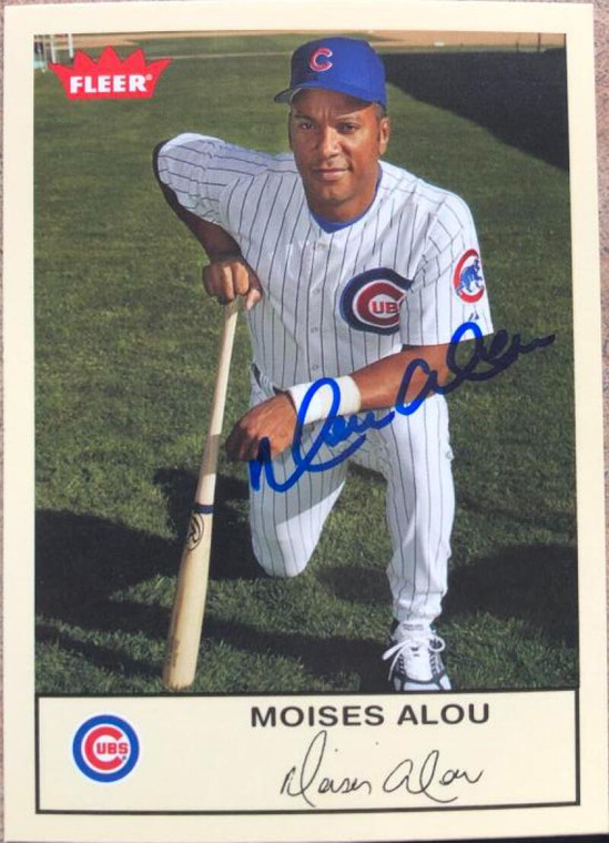 Moises Alou Autographed 2005 Fleer Tradition #289